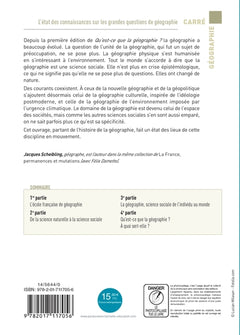 Qu'est-ce que la géographie ?