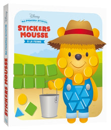 Disney Baby - Pochette Mes Premières Activités - Les Animaux de la ferme - Stickers mousse