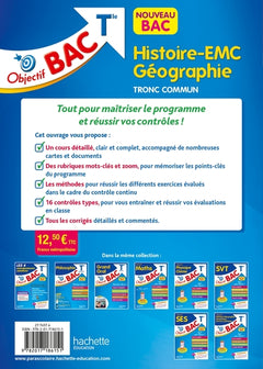 Objectif BAC Histoire-Géographie et EMC Tronc commun Tle