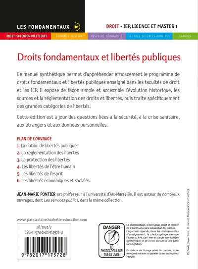 Fondamentaux - Droits fondamentaux et libertés publiques