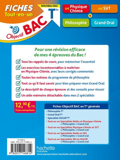 Objectif BAC Fiches Tout-en-un Tle Spécialités Physique-chimie et SVT + Philo + Grand oral