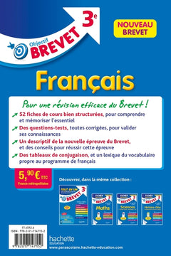 Objectif Brevet - Fiches Français
