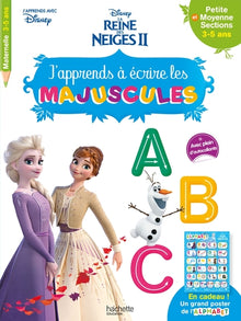 La Reine des Neiges 2 - J'apprends à écrire les majuscules PS-MS (3-5 ans)