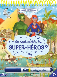 Où sont cachés les super-héros ?
