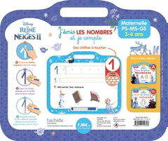 DISNEY REINE DES NEIGES 2 - Ardoise J'écris les nombres et je compte (3-6 ans)