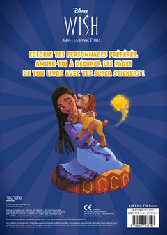 Wish, Asha et la bonne étoile - Mes Coloriages avec Stickers