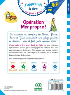 Sami et Julie CP Niveau 3 Opération mer propre !
