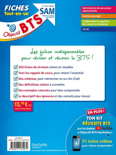 Objectif BTS SAM - Fiches Tout-en-un