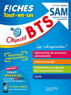 Objectif BTS SAM -  Fiches Tout-en-un