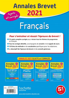 Annales Brevet 2021 Français