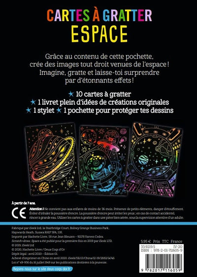 Mes cartes à gratter Espace