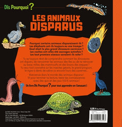 Dis pourquoi Les animaux disparus