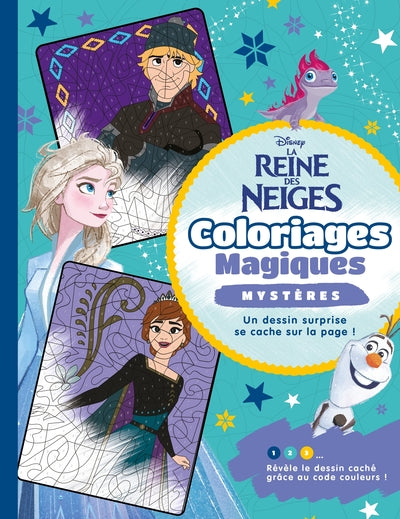 La reine des neiges - Coloriages magiques - Mystères