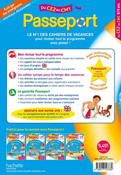Passeport - Du CE2 au CM1 (8-9 ans) - Cahier de vacances 2022