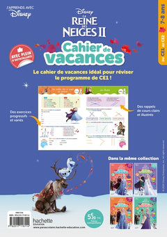 Disney - La Reine des Neiges - Du CE1 au CE2 - Cahier de vacances 2025