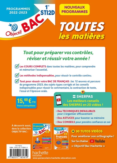 Objectif Bac 2023 - 1re STI2D