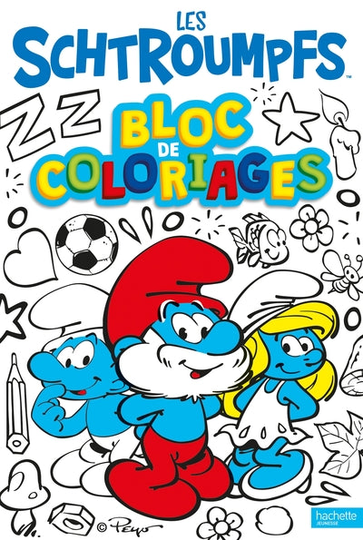 Les Schtroumpfs - Bloc de coloriages
