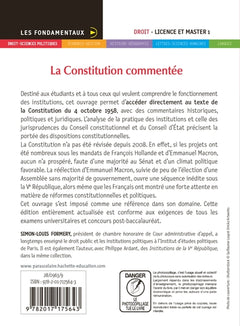Fondamentaux - La Constitution commentée 2022-2023