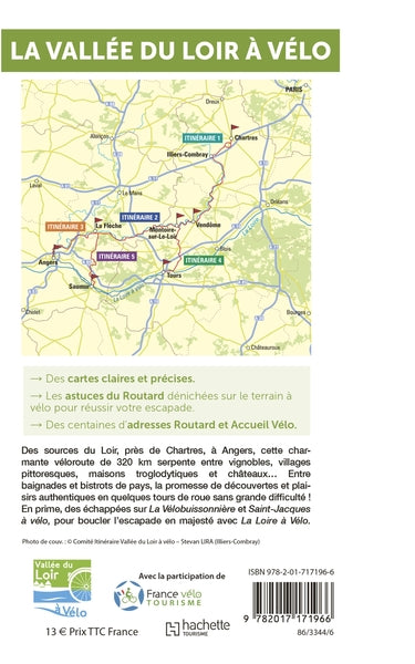 Guide du routard vallée du Loir à vélo