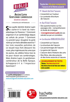 Bibliocollège - Arsène Lupin "Gentleman cambrioleur"