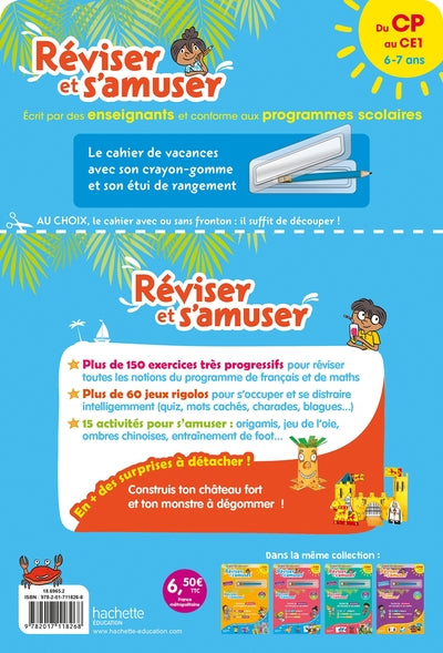 Réviser et s'amuser - Du CP au CE1 (6-7 ans) - Cahier de vacances 2025