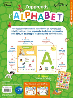 J'apprends l'alphabet avec les animaux Disney