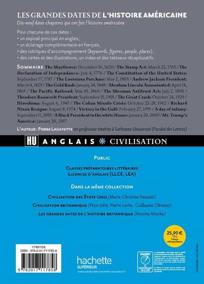Les grandes dates de l'histoire américaine