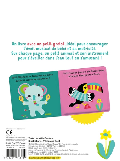 Mon livre bain - En avant la musique !