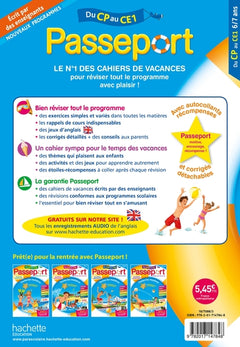 Passeport - Du CP au CE1 (6-7 ans) - Cahier de vacances 2022