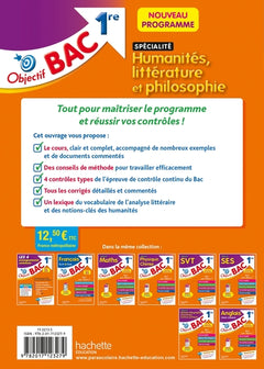 Objectif Bac - Spécialité Humanités, littérature et philosophie - 1re