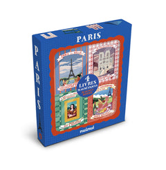 Paris - Livres magnétiques - 1 coffret, 4 magnets