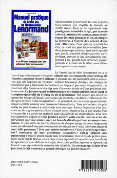 Manuel pratique du jeu de Melle Lenormand