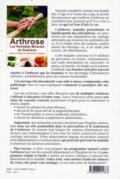 Arthrose, les remèdes miracles de guérison