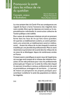 Promouvoir la santé dans les milieux de vie du quotidien