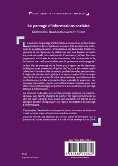 Le partage d'informations sociales
