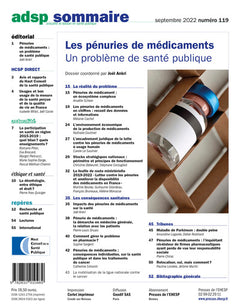 Les pénuries de médicaments : un problème de santé publique