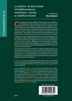 Le métier de directeur d'établissement sanitaire, social et médico-social
