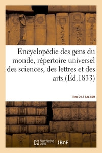 Encyclopédie des gens du monde, répertoire universel des sciences, des lettres et des arts