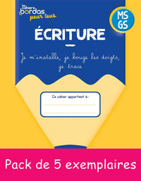 5ex cahiers bordas pour tous - ecriture ms vers la gs