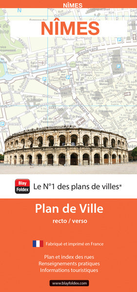 Nîmes 2024 - Plan de ville