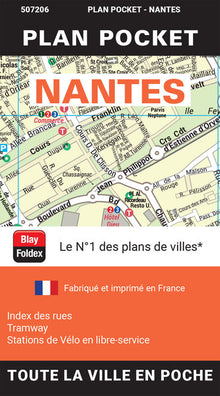 Nantes plan pocket 2024
