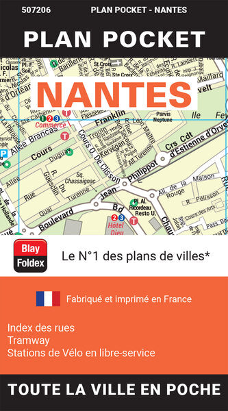 Nantes plan pocket 2024
