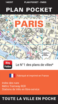 Paris plan pocket 2024