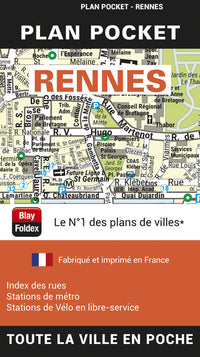 Rennes plan pocket 2024