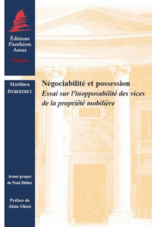 Négociabilité et possession