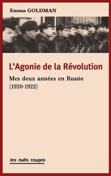 Agonie de la révolution (L')