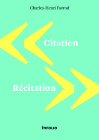Citation, récitation