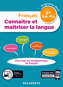 Connaitre et maitriser la langue 2de Bac Pro (2019) - Pochette élève: Français