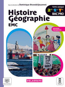 Histoire Géographie EMC 2de, 1re, Tle Bac Pro (2021) - Manuel élève