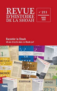 Revue d'histoire de la Shoah n°211
